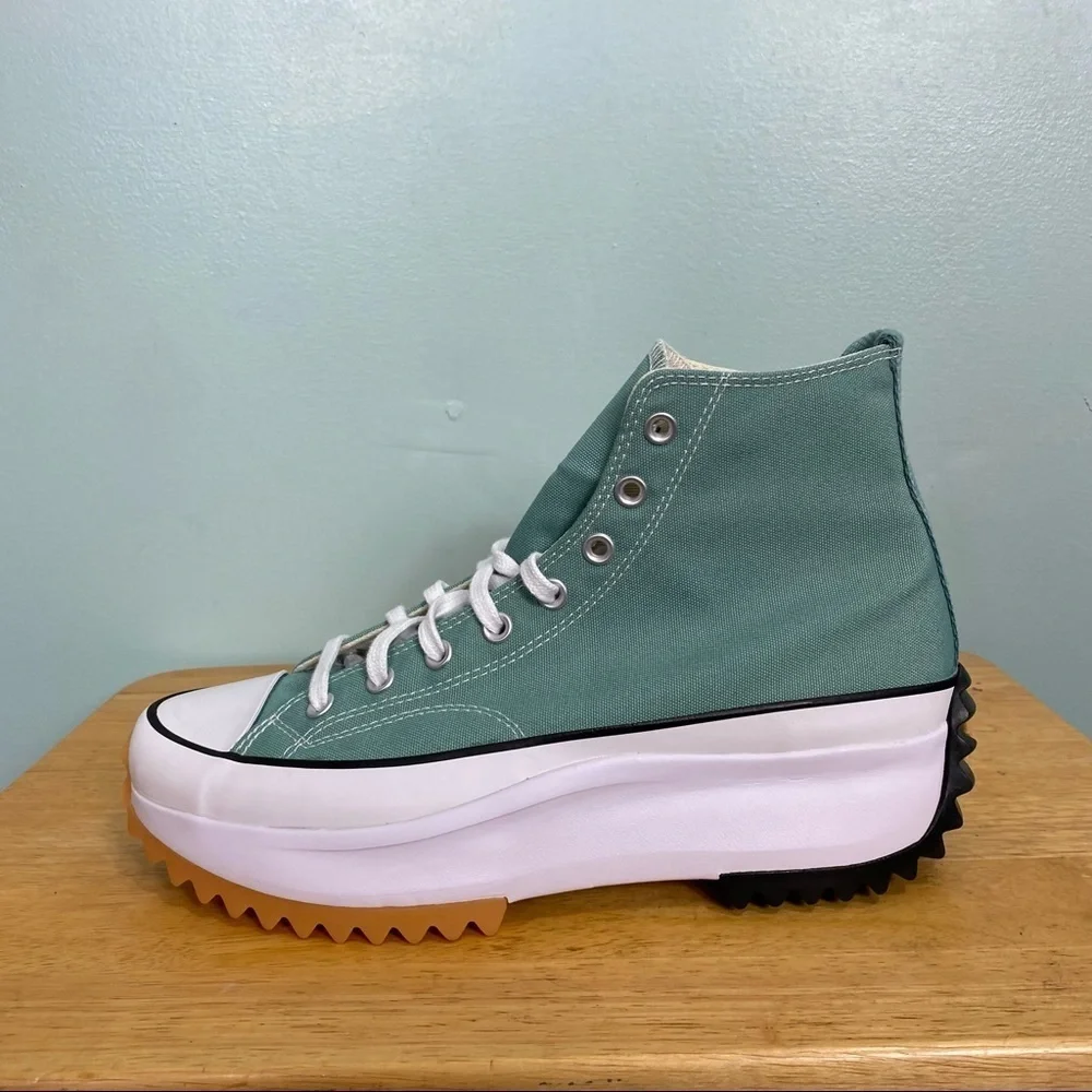 Converse 172726C Green Jade Run Star Hike Platform Unisex Sneakers‎